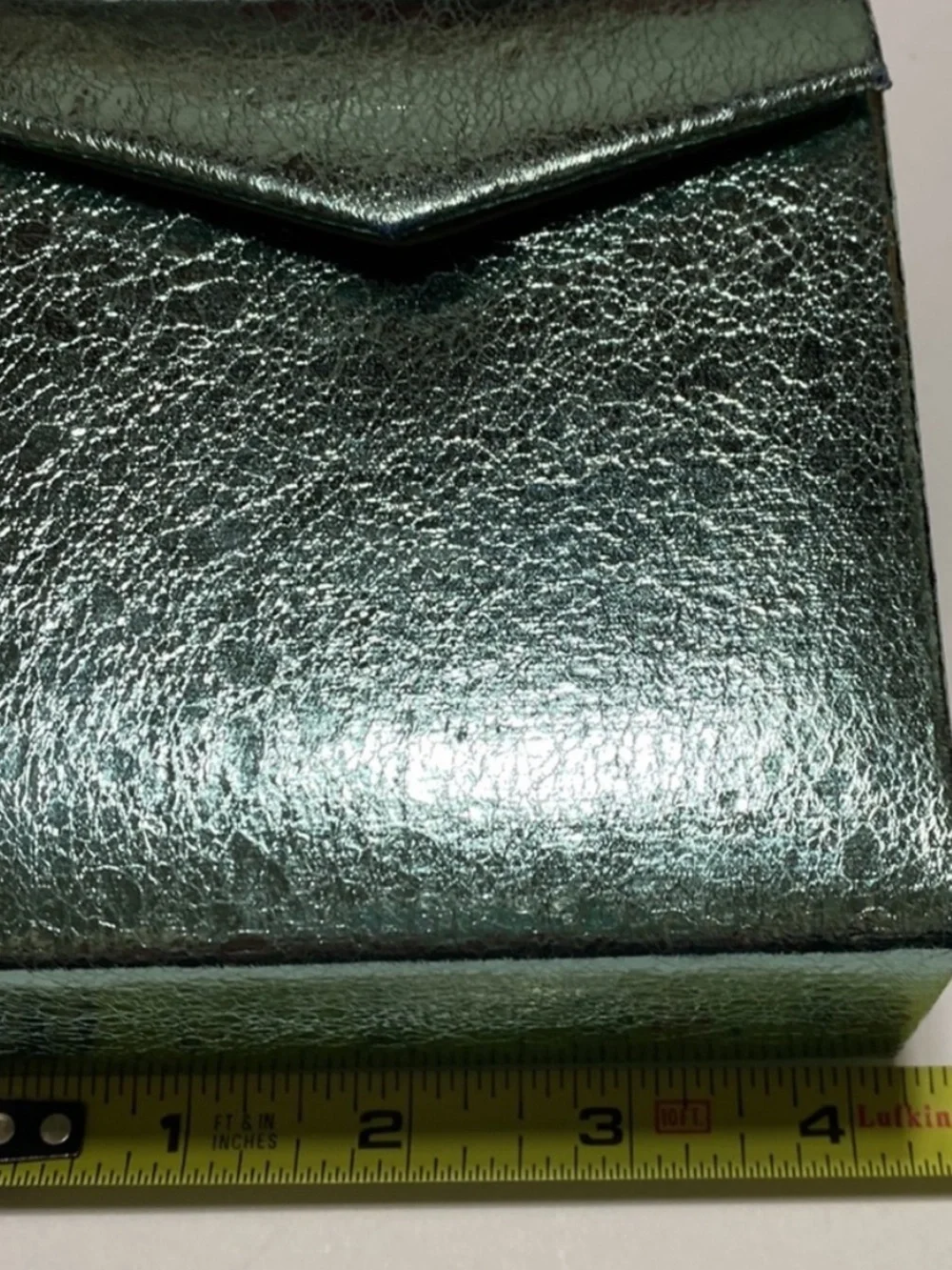 Nordstrom NWT Metallic Aqua Travel Jewelry Organizer Case Foldable